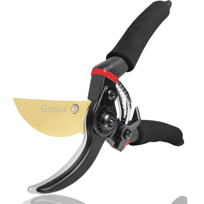 gonicc 8" Professional Premium Titanium Bypass Pruning Shears (GPPS-1003), Hand Pruners, Garden Clippers. 🍁 All In One Marketplace Canada