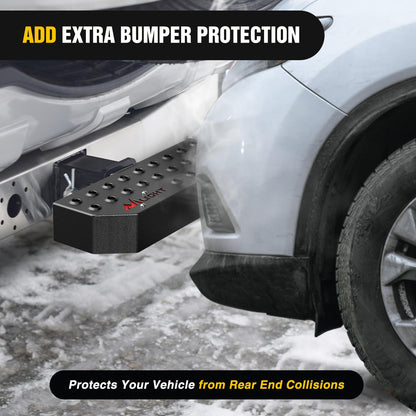 Nilight Hitch Step with 2" Hitch Receiver Rear Bumper Guard Protector 11.9 Inch with 5/8” Hitch Pin Clip Upgraded Textured Black Anti Slip Hitch Step Bar for Pickup Truck Car SUV 🍁 All In One Marketplace Canada