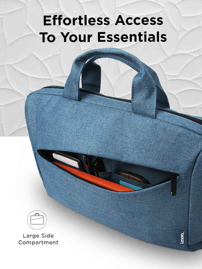 Lenovo Laptop Carrying Case T210, fits for 15.6-Inch Laptop and Tablet, Sleek Design, Durable and Water-Repellent Fabric, Business Casual or School, GX40Q17230 Casual Toploader - Blue 🍁 All In One Marketplace Canada