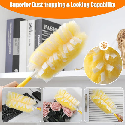 36 Pack Disposable Duster Refills for Swiffer,360°Heavy Duty Microfiber Duster Kit with 1 Handle,Multi-Surface Duster Refills for Furniture, Blinds, Ceiling Fans Cleaning 🍁 All In One Marketplace Canada