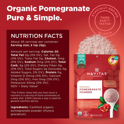 Navitas Organics Pomegranate Powder, 8 oz. Bag 🍁 All In One Marketplace Canada