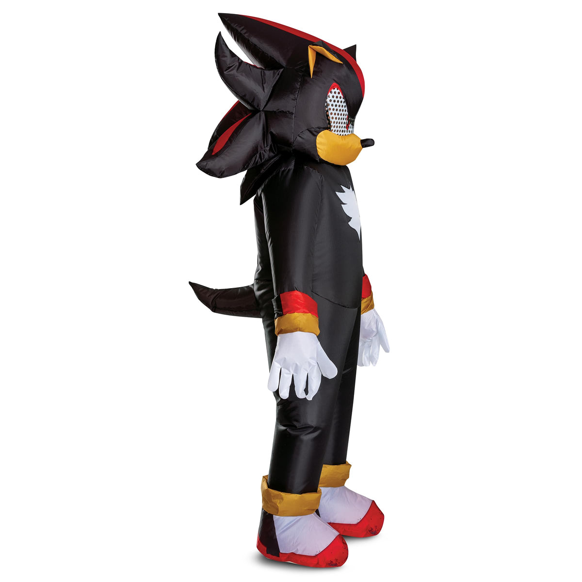 Sonic Shadow Adult Inflatable Costume, Officially Licensed Air Inflating Halloween Outfit for Grown Ups