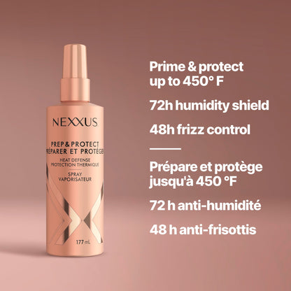 Nexxus Prep & Protect Heat Defense Spray 72H Humidity Shield, 177mL 🍁 All In One Marketplace Canada