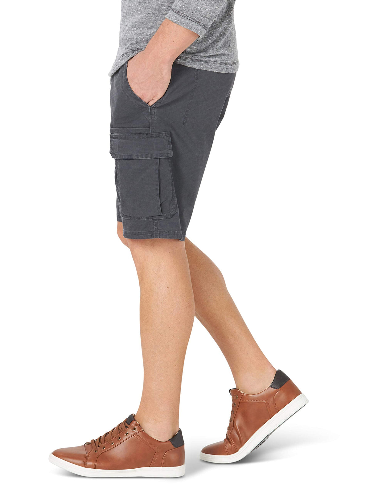 Wrangler Authentics Men's Classic Cargo Stretch Short, Anthracite, 36 🍁 All In One Marketplace Canada