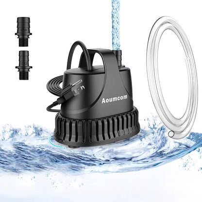 Aoumcom 200GPH Submersible Water Pump, 10W Water Fountain Pump, Aquarium Pump, 750L/H Water Pump with 7ft Power Cord for Garden Fountain, Water Table, Waterfall, Fish Tank, Pond, Hydroponics 🍁 All In One Marketplace Canada