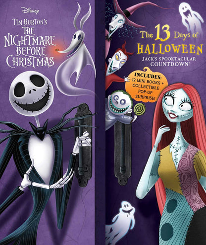 Disney: Tim Burton's The Nightmare Before Christmas: The 13 Days of Halloween - Children's Countdown Calendar for Disney Fans, Halloween Advent Calendar with Mini Books (Officially Licensed): Jack's Spooktacular Countdown!