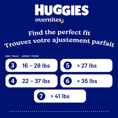 Huggies Overnites Size 6 Overnight Diapers (35+ lbs), 42 Ct 🍁 All In One Marketplace Canada