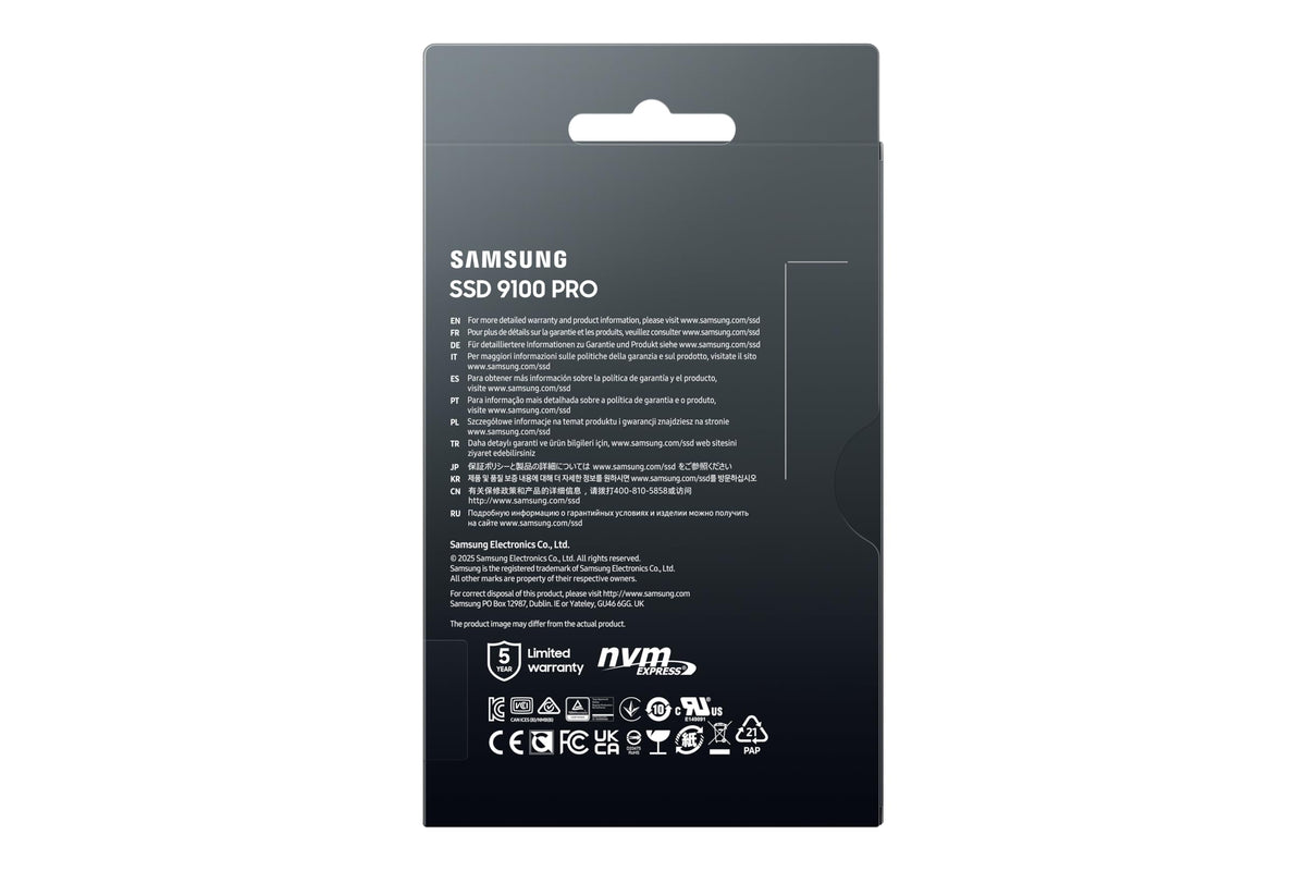 Samsung 9100 PRO Series - 1TB PCIe 5.0 x4, NVMe 2.0, M.2 Internal SSD, Up to 14,700MB/s, Fast Speed, Thermal Contorl, MZ-VAP1T0B/AM [Canada Version] 🍁 All In One Marketplace Canada