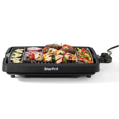 Starfrit The Rock Indoor Smokeless Electric BBQ Grill - Non-Stick 10" x 16" Cooking Surface - Adjustable Temperature 🍁 All In One Marketplace Canada