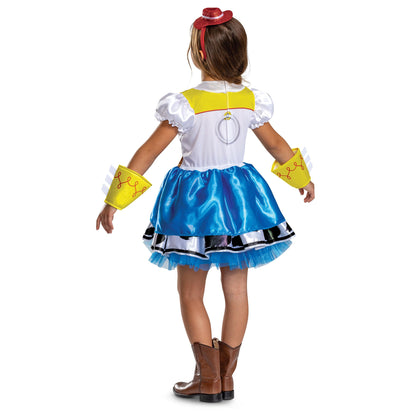 Disney Toy Story Jessie Costume for Kids, Deluxe Officially Licensed Halloween Costume Outfit, Child Size (4-6x)