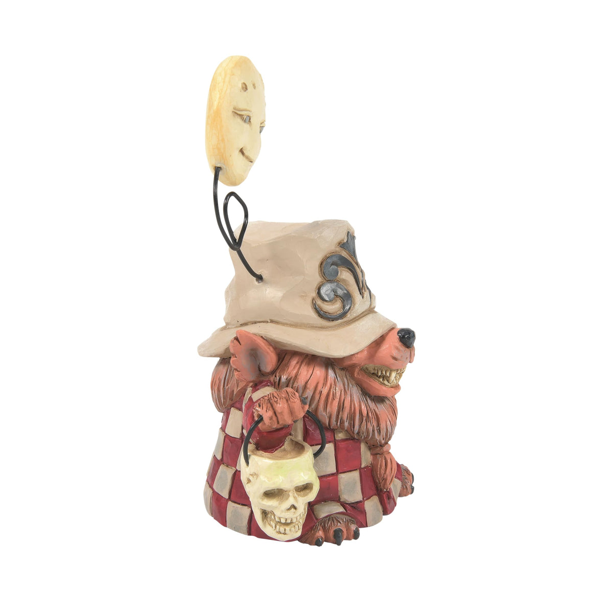 Enesco Jim Shore Heartwood Creek Halloween Werewolf Under the Moon Figurine, 5.12 Inch, Multicolor