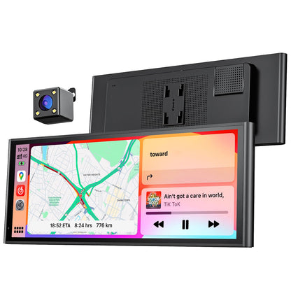 9.26" Carplay Screen for Car, Wireless Portable Car Play Screen for Apple CarPlay & Android Auto, OTA Updates, Backup Camera, Bluetooth 5.0, Mirror Link, Voice Control, GPS Navigation, FM 🍁 All In One Marketplace Canada