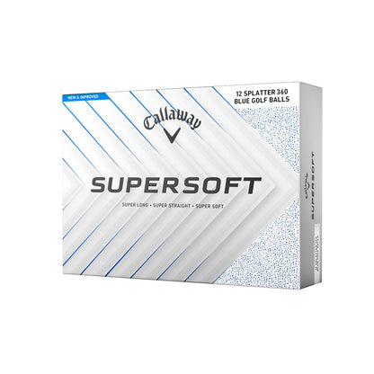 Callaway Golf Supersoft Golf Balls (2025, Blue Splatter) 🍁 All In One Marketplace Canada