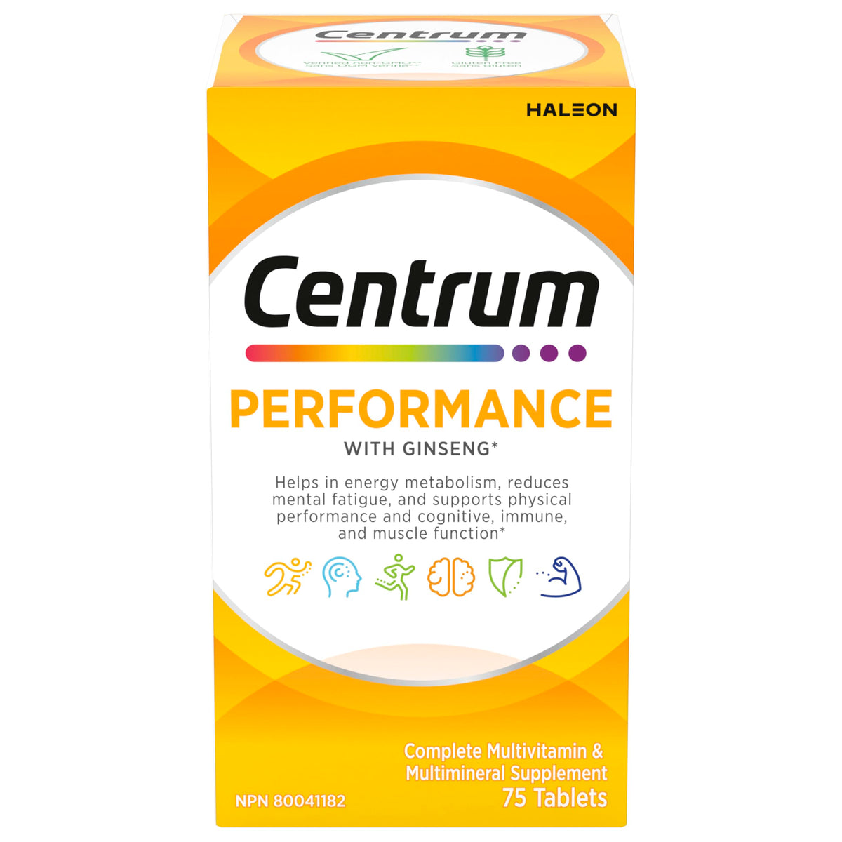 Centrum Performance Multivitamins/Minerals Supplement for Men & Women with Ginseng for Energy, 75 Tablets (Packaging May Vary) 🍁 All In One Marketplace Canada