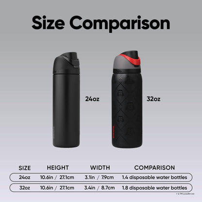 Star Wars Owala FreeSip Insulated Stainless Steel Water Bottle with Straw, BPA-Free Sports Water Bottle, Great for Travel, 32 Oz, Darth Vader 🍁 All In One Marketplace Canada