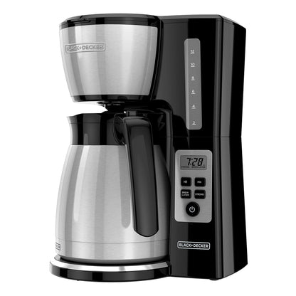 BLACK+DECKER CaféCraft 12-Cup Programmable Coffee Maker, Thermal Carafe 🍁 All In One Marketplace Canada