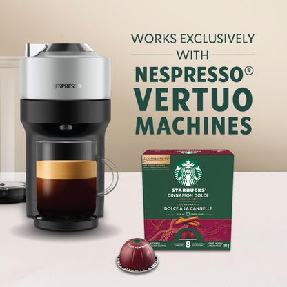 STARBUCKS Cinnamon Dolce for NESPRESSO VERTUO Coffee, 4 Boxes, 400 g 🍁 All In One Marketplace Canada