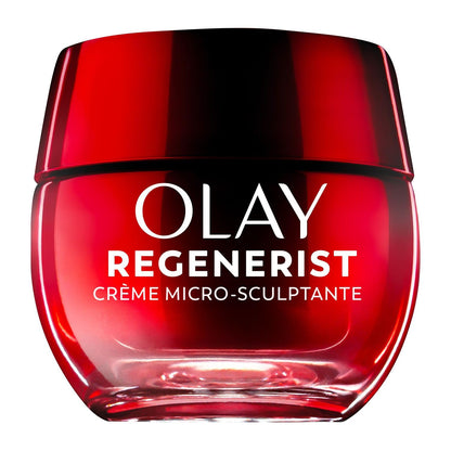 Olay Face Moisturizer, Regenerist Micro-Sculpting Facial Cream for Women - Instant Hydration, Anti-Aging, Anti-Wrinkle, Firming Skin Care - Hyaluronic Acid, Niacinamide, Amino Peptides, 50 mL 🍁 All In One Marketplace Canada