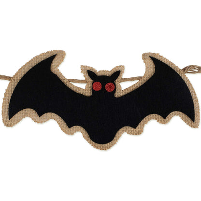 DII Fall Home & Party Décor Spooky Halloween Decorations Indoor & Front Porch, Garland, 72-Inch Length, Bat & Pumpkin