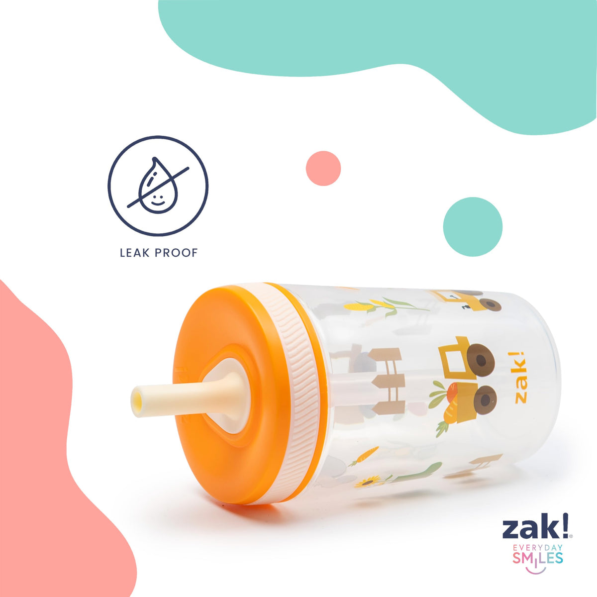 Zak Designs Disney Minnie Kelso 15oz Leak-Proof Toddler Straw Cups, 2-Pack 🍁 All In One Marketplace Canada