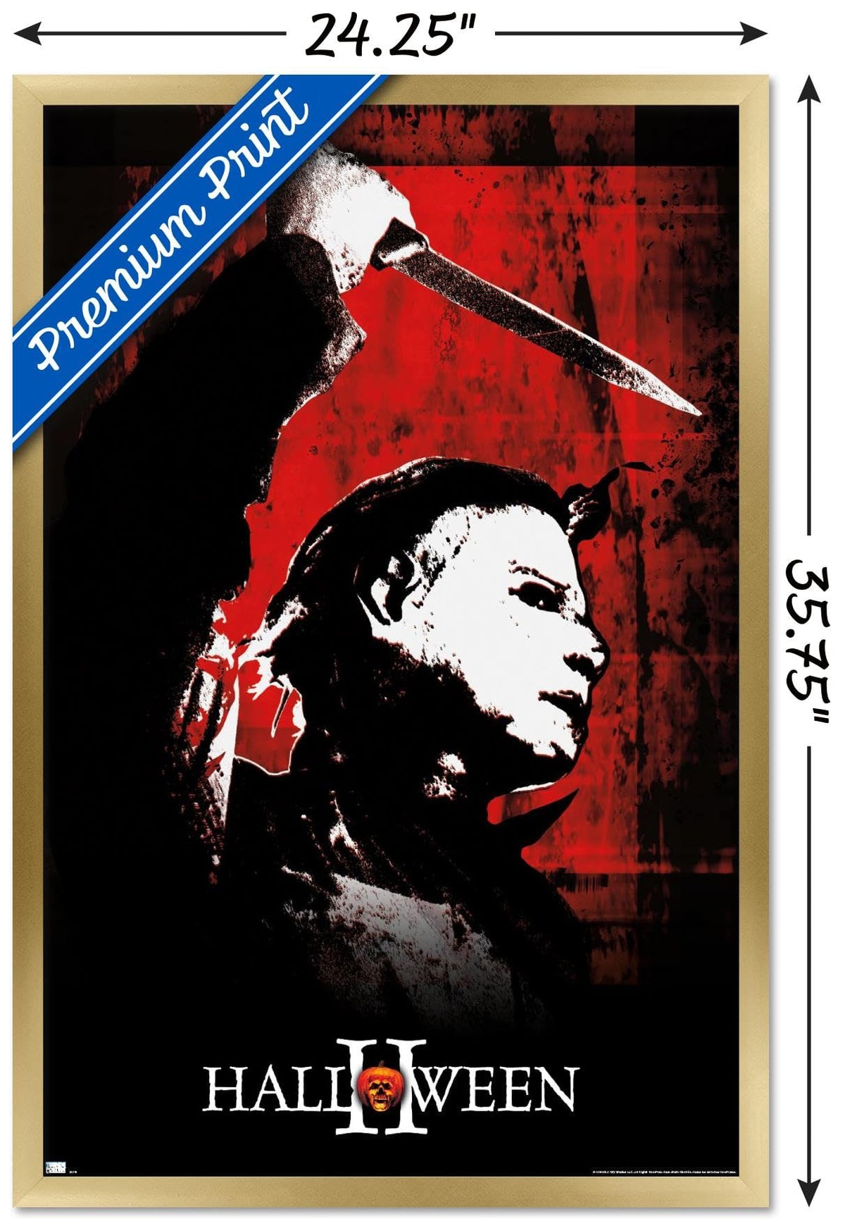 Halloween II - Red Wall Poster