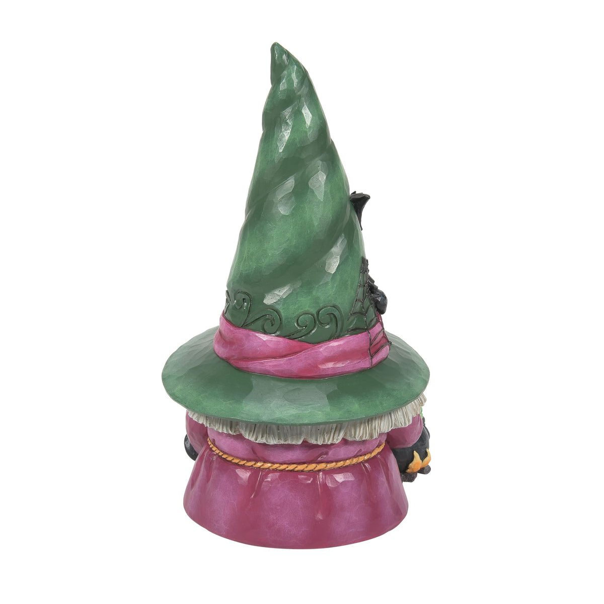 Enesco Jim Shore Heartwood Creek Halloween Witch Gnome with Cauldron Figurine, 7.68 Inch, Multicolor