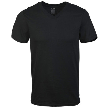 Gildan Men's V-Neck T-Shirts, Multipack, Black (6-Pack), Large 🍁 All In One Marketplace Canada