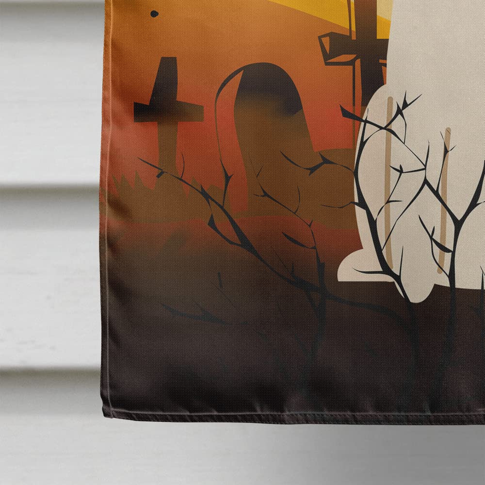 Caroline's Treasures BB4374CHF Halloween Jack Russell Terrier Flag Canvas House Size, Large, Multicolor