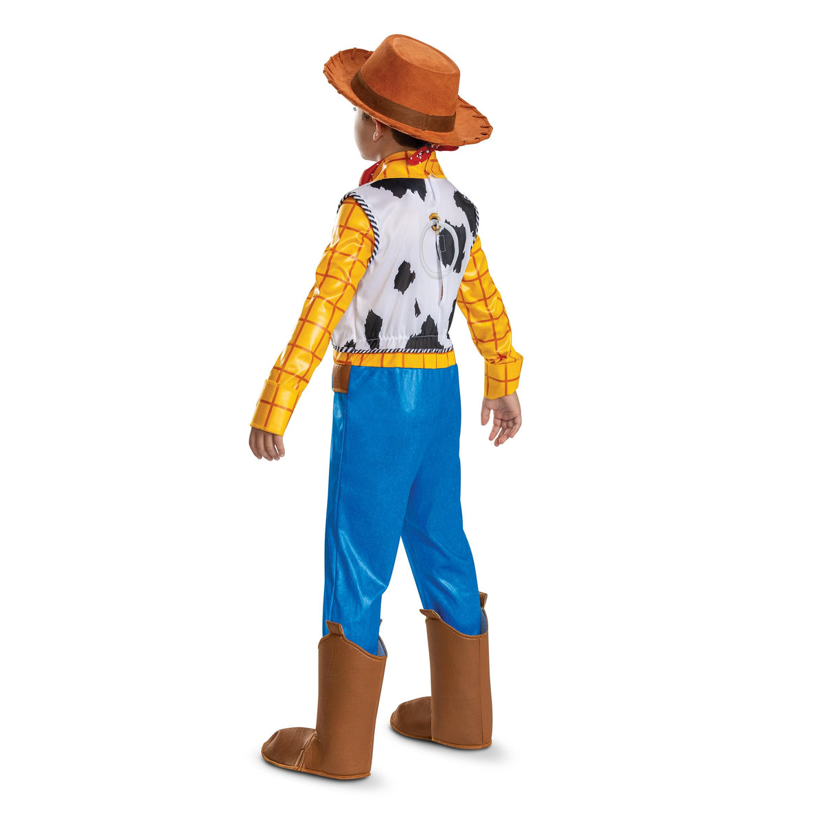 Disney Toy Story Woody Costume, Official Boys Halloween Dress Up Outfit, Size (3T-4T)