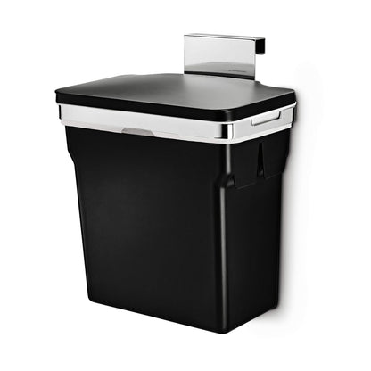 simplehuman 10 Liter / 2.6 Gallon In-Cabinet Trash Can, Heavy-Duty Steel Frame, Black 🍁 All In One Marketplace Canada