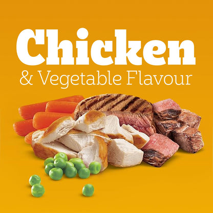 PEDIGREE Vitality+ Dry Food for Adult Dogs, Roasted Chicken & Vegetable Flavour, 100% Complete and Balanced Nutrition, 20kg Bag 🍁 All In One Marketplace Canada