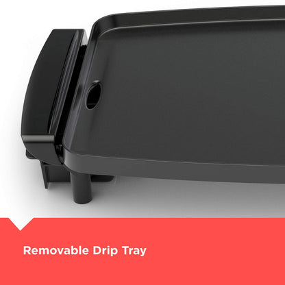 BLACK+DECKER Electric Griddle with Removable Temperature Probe, Indoor Grill, Pancake Griddle, Black, GD1810BC 🍁 All In One Marketplace Canada