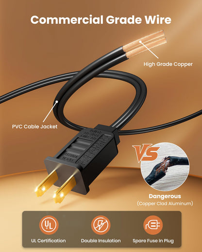 Outdoor String Lights 25 Feet G40 Globe LEDs Patio Lights with 13 Edison LED Bulbs(1 Spare), Waterproof Connectable Hanging Light for Backyard Porch Balcony Party Decor, E12 Socket Base, Black 🍁 All In One Marketplace Canada