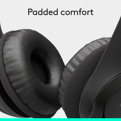 Logitech H390 Wired Headset for PC/Laptop, Stereo Headphones with Noise Cancelling Microphone, USB-A, in-Line Controls, Works with Chromebook - Black, 1 Pack 🍁 All In One Marketplace Canada