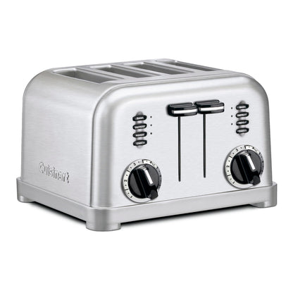 Cuisinart 4-Slice Toaster, 6-browning Levels, Brushed Silver (CPT-180C) 🍁 All In One Marketplace Canada