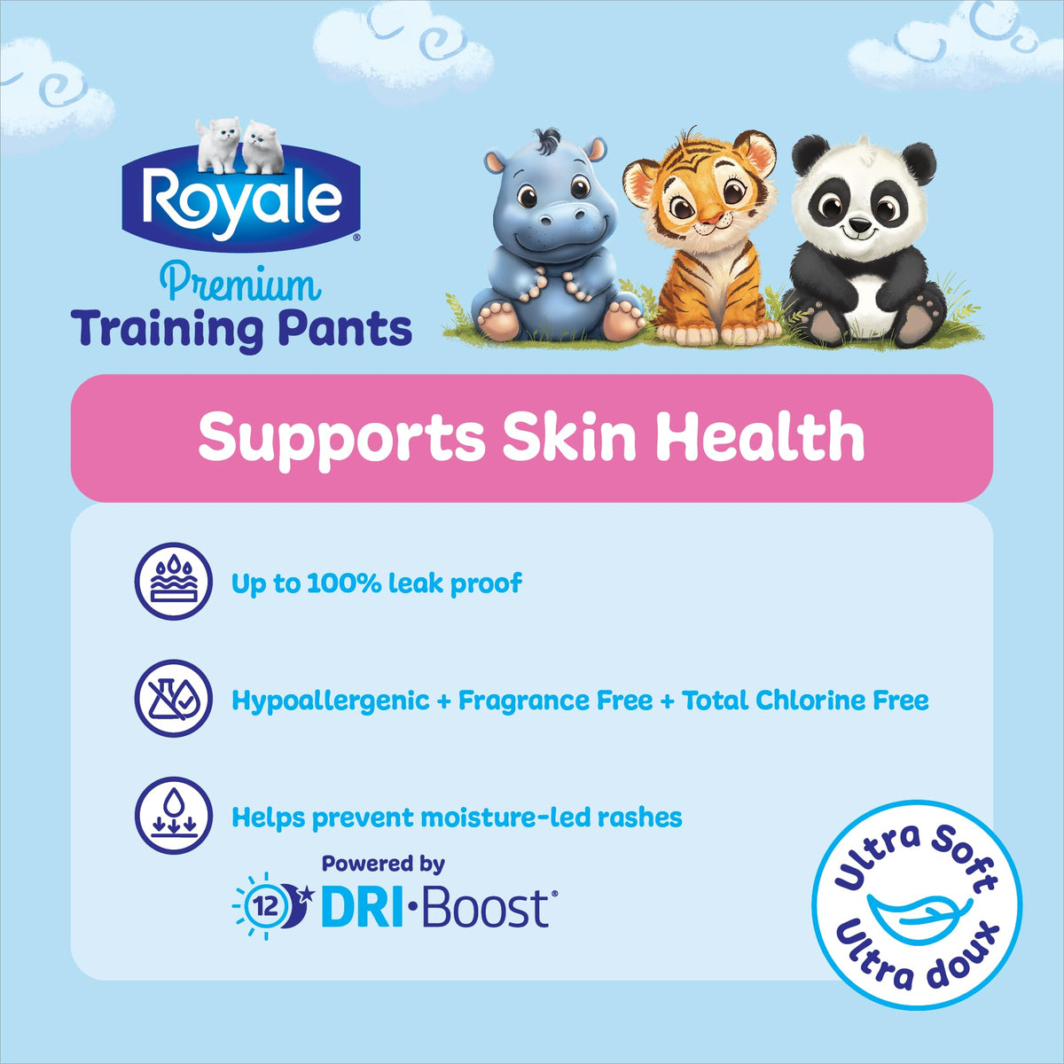 Royale Premium Training Pants, Size X-Large, 4T-5T (38 to 50 lbs), 84 Count, Disposable Training Pants (Packaging may vary) 🍁 All In One Marketplace Canada