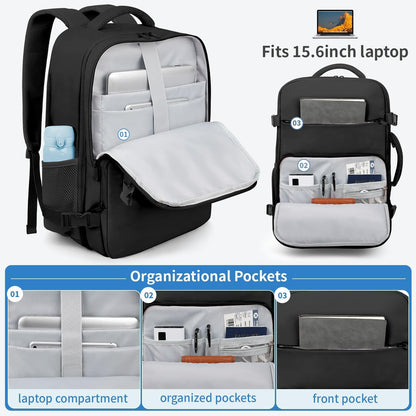ZOMFELT Travel Backpack for Women Men, TSA 15.6" Carry on Luggage Backpack 🍁 All In One Marketplace Canada