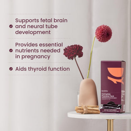 Complete Prenatal Pack – Prenatal Vitamins with Iron, Methylated Folate, DHA (Omega-3), Choline, Iodine and Essential Nutrients – Supports Early Fetal Development and Maternal Health – 30-Day Supply 🍁 All In One Marketplace Canada