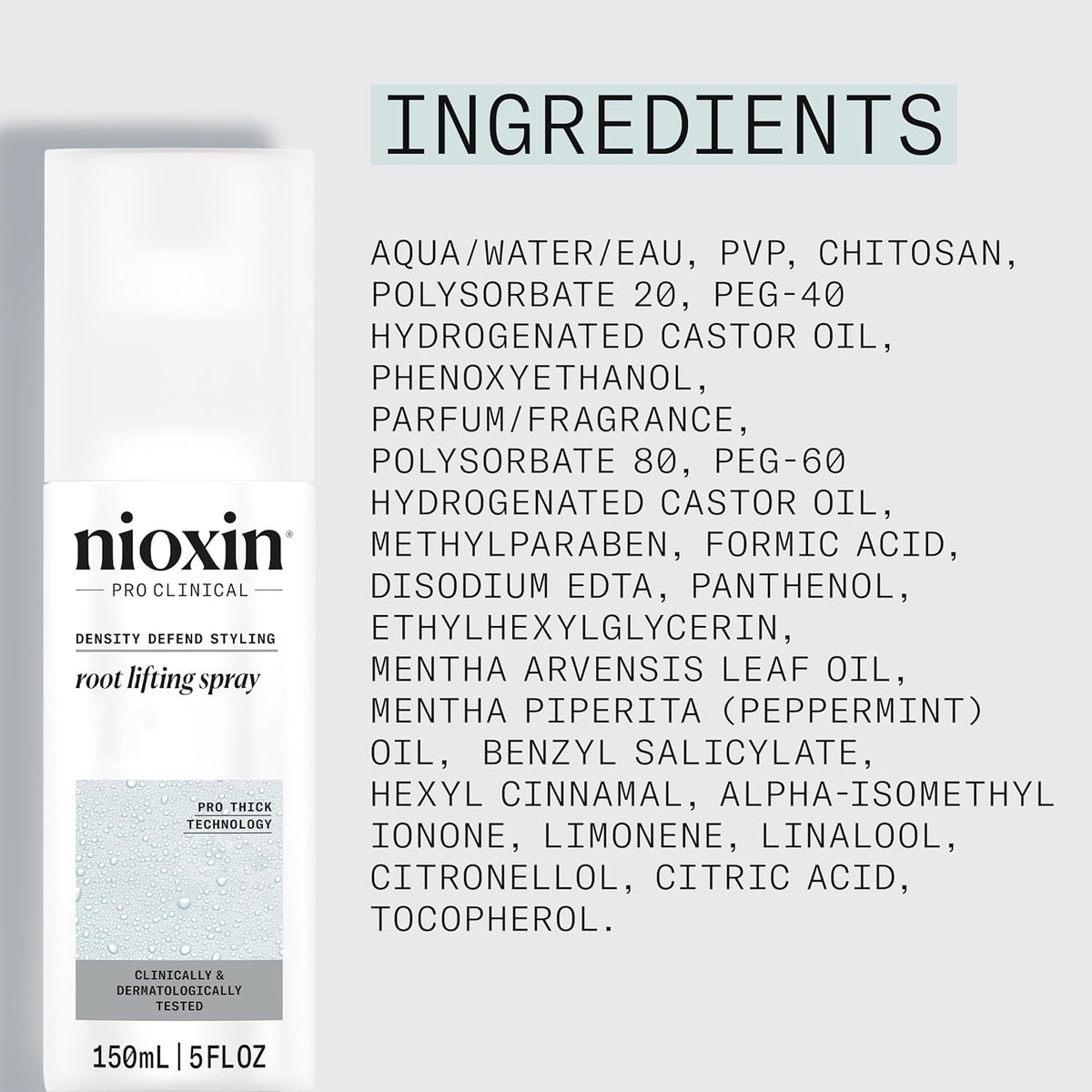 Nioxin Density Defend Styling Root Lifting Spray | Hair Thickening Spray | Texturizes and Volumizes| 5.1 Fl Oz | 150 ml 🍁 All In One Marketplace Canada
