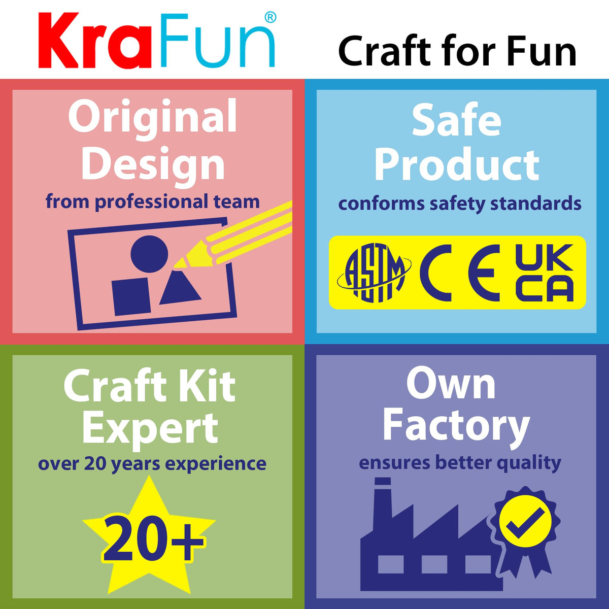 KRAFUN My First Sewing Kit for Kids Age 5+ Beginner Art & Craft, Includes 7 Easy Projects Dolls, Pillows, Bag, Instruction & Plush Felt Materials for Learn to Sew, Embroidery Skills 🍁 All In One Marketplace Canada