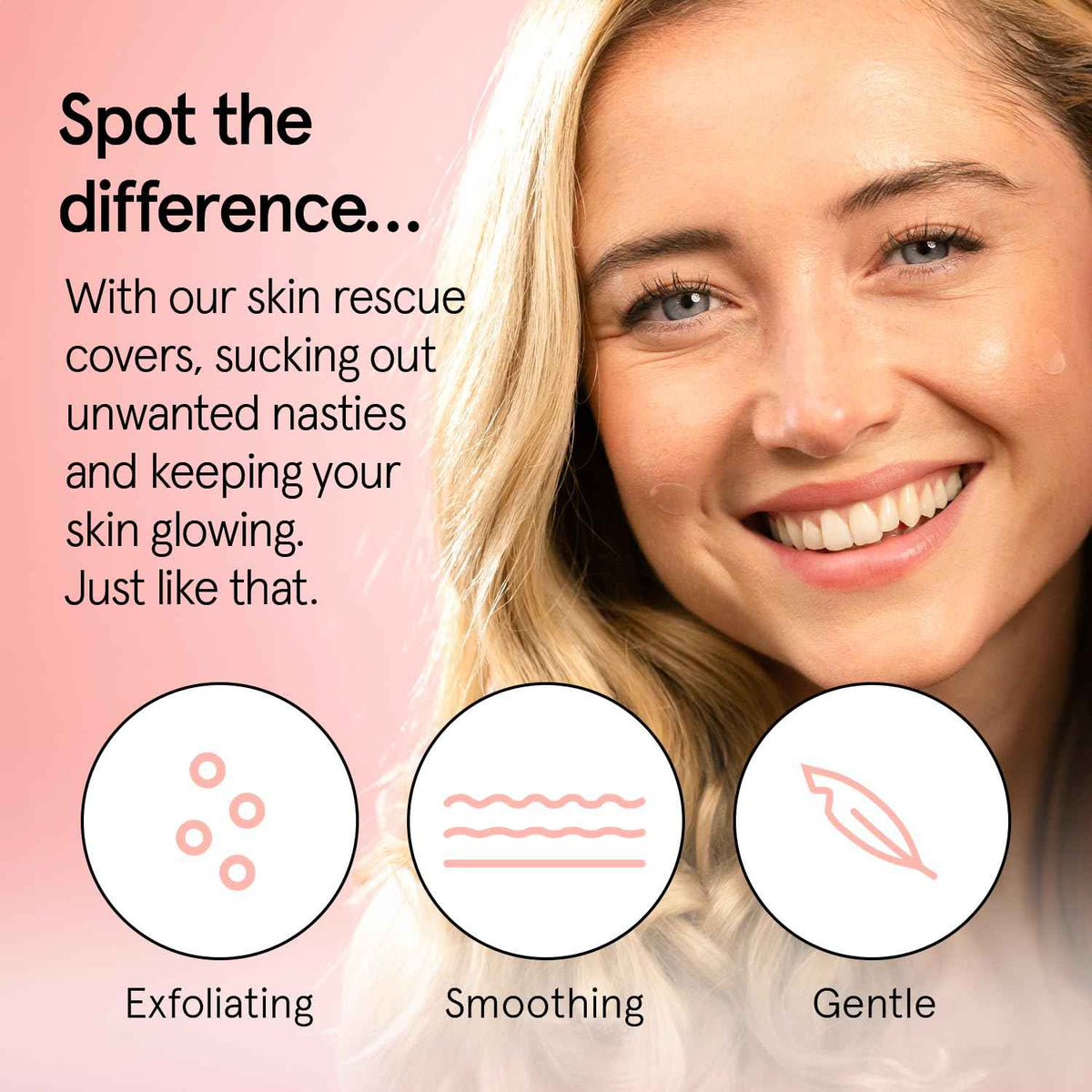 grace & stella Award Winning Invisible Spot Covers with Hydrocolloid (Round, 72 Count) - Spot Covers with Salicylic Acid and Tea Tree for Absorbing Impurities - Dermatologist Tested Skin Care, Cruelty Free, Vegan 🍁 All In One Marketplace Canada