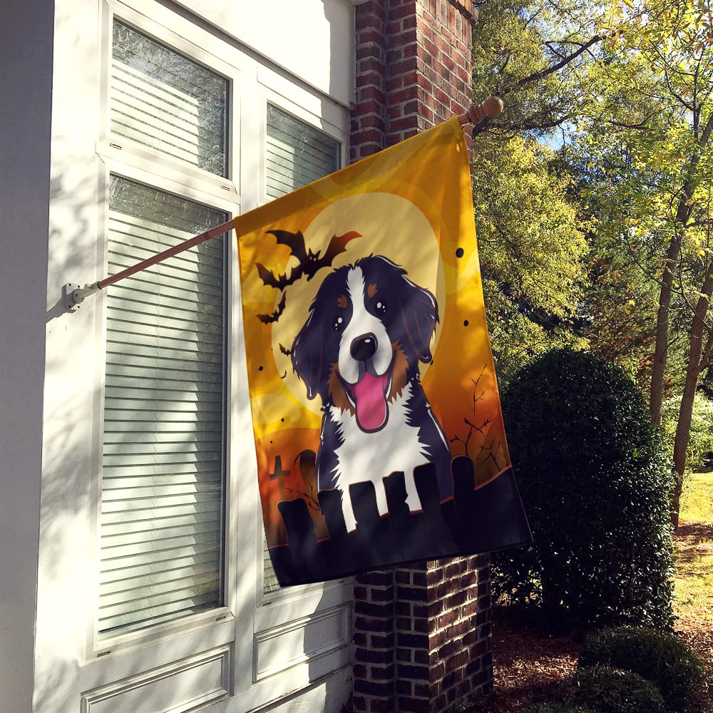 Caroline's Treasures BB1795CHF Halloween Bernese Mountain Dog Canvas House Size Flag, Multicolor, Large