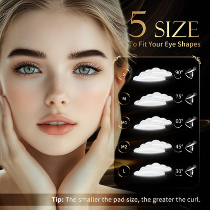 Lash Lift & Brow Lamination Kit 2-in-1, Professional DIY Eyelash Perm for Home Use & Salon, Long-Lasting Curl Effect Up to 8 Weeks - Easy Application 🍁 All In One Marketplace Canada