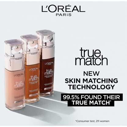 L’Oréal Paris True Match Super-Blendable Liquid Foundation, Skincare Infused with Moisturizing Cream & Hyaluronic Acid, 30 ml, Shade: 2C Rose Vanilla 🍁 All In One Marketplace Canada