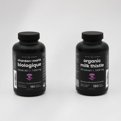 Milk Thistle Capsules – High Potency 30:1 Extract (7,500 mg Equivalent) with 80% Silymarin – Premium Liver Support Supplement for Healthy Flush & Detox – Vegan, Non-GMO – 180 Count 🍁 All In One Marketplace Canada