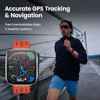 Amazfit Bip 6 Smart Watch 46mm, 14 Day Battery, 1.97" AMOLED Display, GPS & Free Maps, AI, Bluetooth Call & Text, Health, Fitness & Sleep Tracker, 140+ Workout Modes, 5 ATM Water-Resistance, Black 🍁 All In One Marketplace Canada