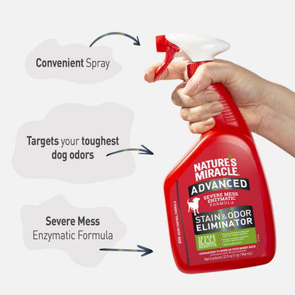 Nature's Miracle Advanced Stain & Odor Remover - 128Oz Pour 🍁 All In One Marketplace Canada