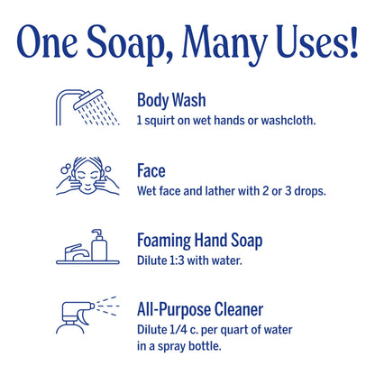 Dr. Bronner’s - Pure-Castile Liquid Soap (Citrus, 946 mL) - Made with Organic Oils, 18-in-1 Uses: Face, Body, Hair, Laundry, Pets and Dishes, Concentrated, Vegan, Non-GMO 🍁 All In One Marketplace Canada