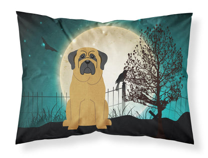 Caroline's Treasures BB2208PILLOWCASE Halloween Scary Mastiff Fabric Standard Pillowcase Lightweight Super Soft Easy Care Decorative Artwork Pillowcase, Standard