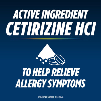 Reactine Regular Strength Antihistamine Tablets - 5mg Cetirizine Hydrochloride - 24 Hour Allergy Relief Medicine - 36 Count MADE IN CANADA 🍁 All In One Marketplace Canada